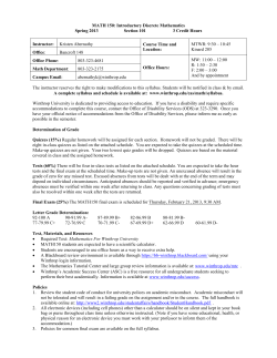 MATH 150: Introductory Discrete Mathematics