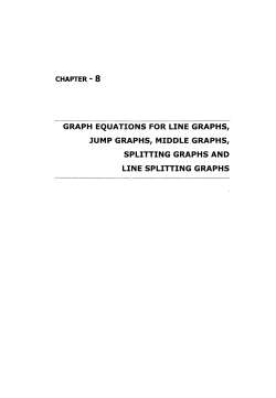 graph equations for line graphs, jump graphs, middle