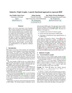 Inductive Triple Graphs: A purely functional approach to represent