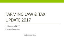 TAX PLANNING: For those ceasing to farm