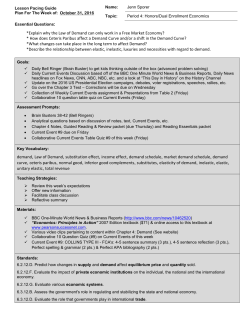 demand, Law of Demand, substitution effect, income effect, demand