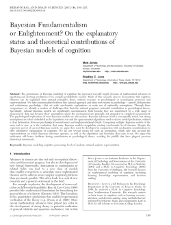 Bayesian Fundamentalism or Enlightenment?