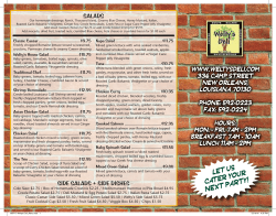 Let Us Cater Your Next Party!