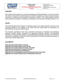 04 WMI-Permit Required Confined Space Entry Program