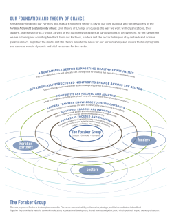 Theory of Change - The Foraker Group
