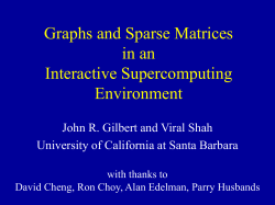 Matlab*P - UCSB Computer Science