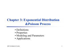Poisson Process and Exponential Distribution