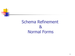 5-Schema Refinement