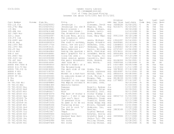 03/31/2001 Camden County Library Page