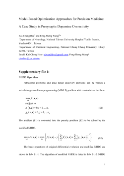 MINLP for Simultaneous Maximization of Production Rate