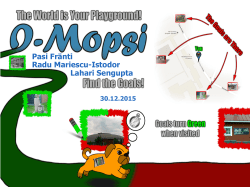 O-Mopsi orienteering game