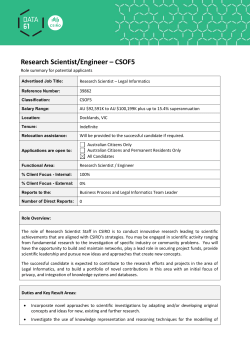 Position Details - Research Scientist/Engineer