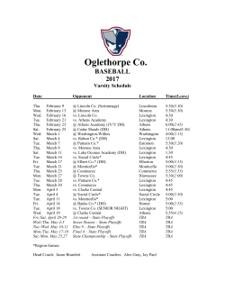 2009 Patriot Baseball - Oglethorpe County Baseball