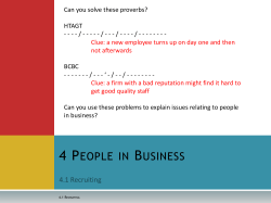 1 Starting a Business