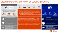Cloud Revenue Grows 400% at Cardinal Solutions