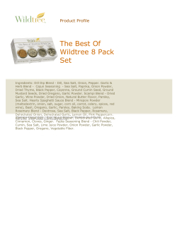The Best Of Wildtree 8 Pack Set
