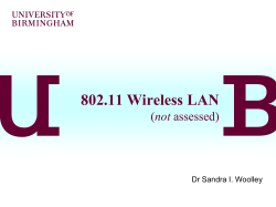 802.11 Wireless LAN
