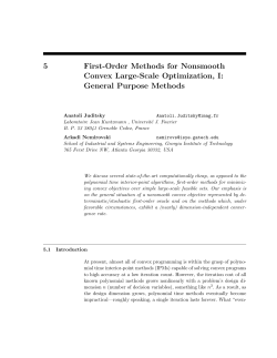 5 First-Order Methods for Nonsmooth Convex Large
