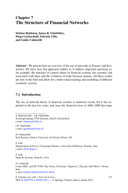 The Structure of Financial Networks