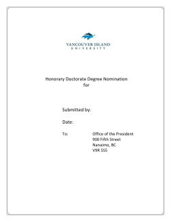 nomination form
