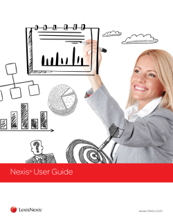Nexis&reg; User Guide
