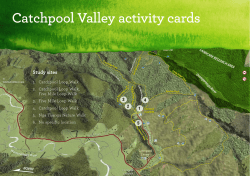 Catchpool Valley activity cards
