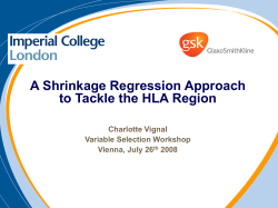 Bayesian Logistic Regression for variable selection The Density of