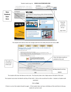 Activate Your Valley One Card