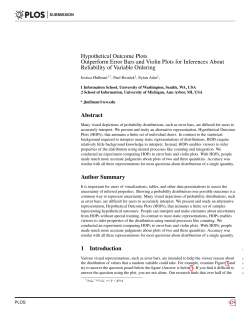 Hypothetical Outcome Plots Outperform Error Bars and Violin Plots