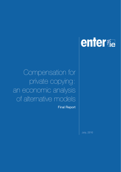 Compensation for private copying: an economic