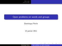 Open problems on words and groups