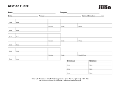 best of three - British Judo