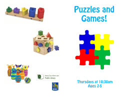 puzzles and games