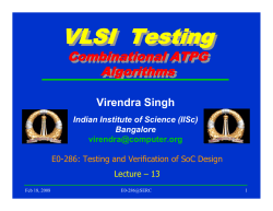 Testing in the Fourth Dimension - IISc-SERC