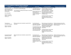 Cost and Limitations for MD Suite 7_1