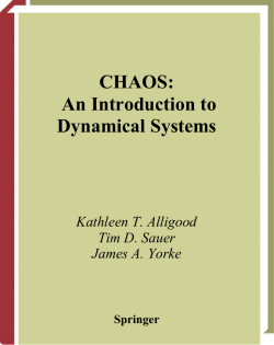 CHAOS: An Introduction to Dynamical Systems