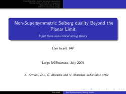 Non-Supersymmetric Seiberg duality Beyond the Planar Limit Input