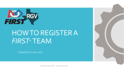 how to register your child for a first&reg; team