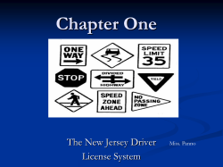 The NJ License System