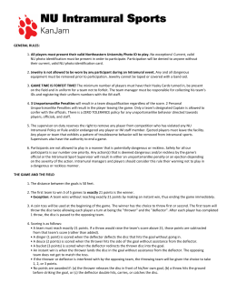 NU Intramural Sports - Northeastern University