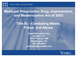 The National Medicare Prescrption Drug Congress