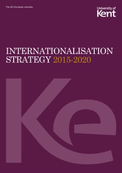 internationalisation strategy 2015-2020