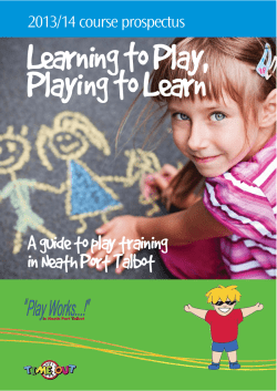 11411 Play Works course booklet 2