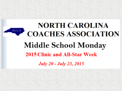 nchsaa eligibility - NC Healthful Living Essential Standards