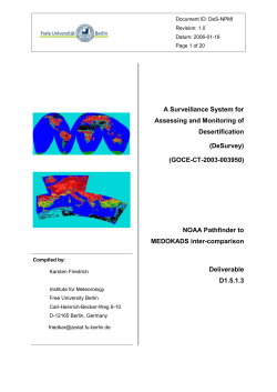 2 Main Varieties of Pathfinder and MEDOKADS time series