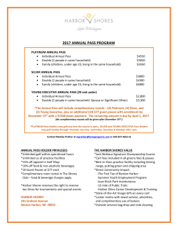 2017 annual pass program
