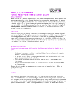 application form for travel and event participation grant