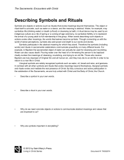 Describing Symbols and Rituals