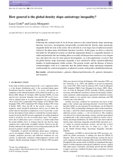 How general is the global density slopeanisotropy inequality