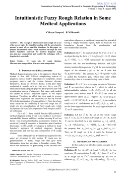 Intuitionistic Fuzzy Rough Relation in Some Medical